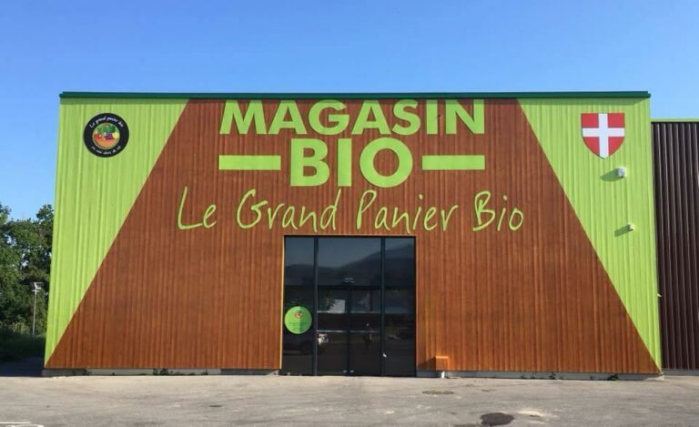 Soutien communication à l’ouverture du magasin Le Grand Panier Bio à Anthy (74)